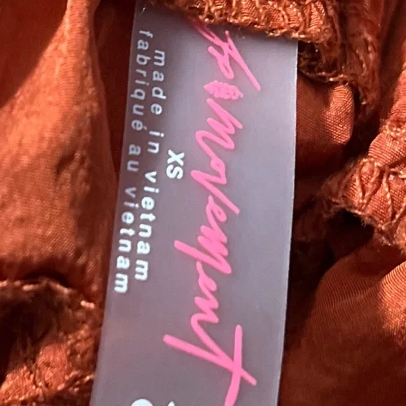 Free People Movement The Way Home Joggers Cinnamon Orange Track Pants - Picture 5 of 7